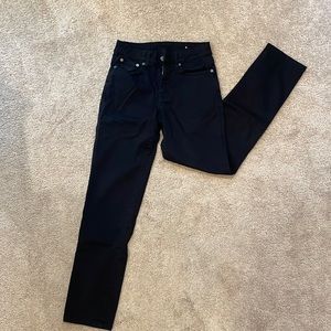 Black, American Eagle jeans, slim straight